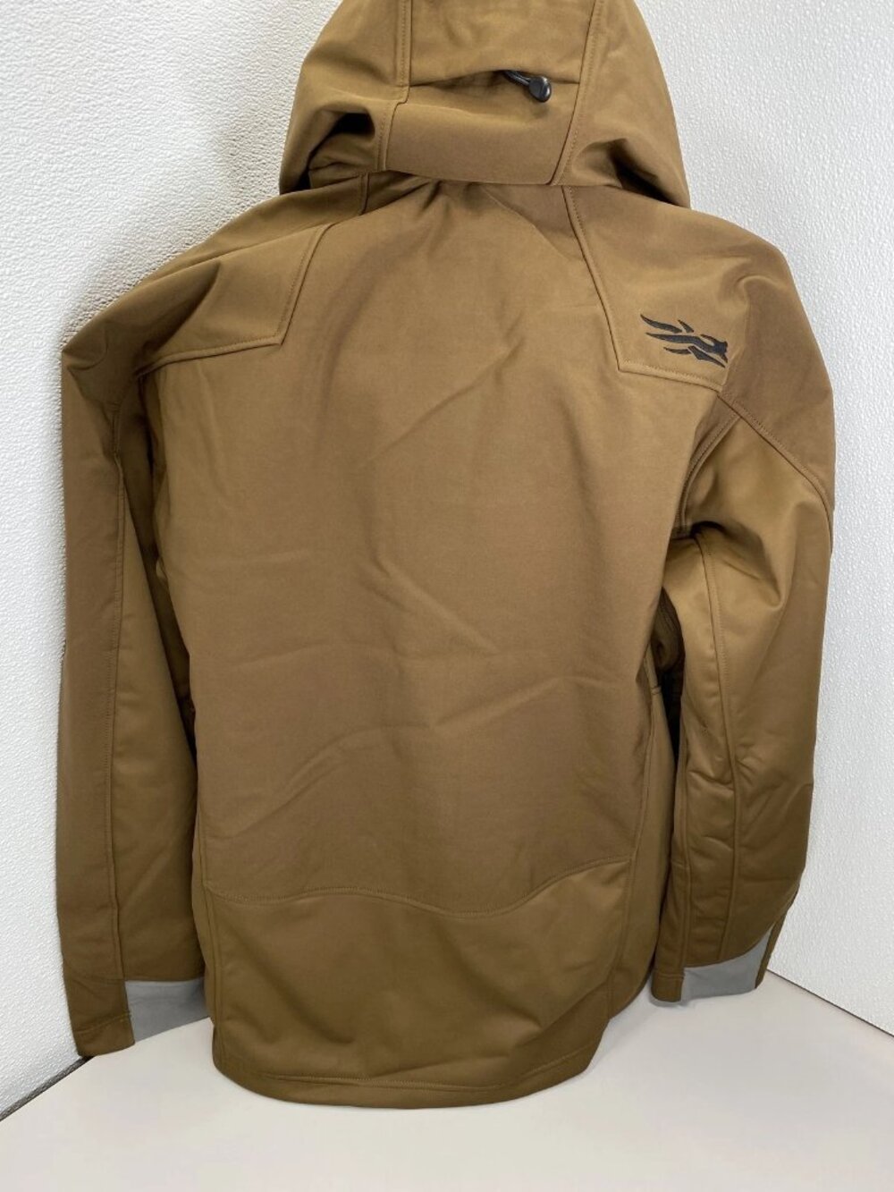 NEW SITKA Mens Coat Mud Brown Size XXL Jetstream Hooded Wind Resistant Jacket - Picture 12 of 14